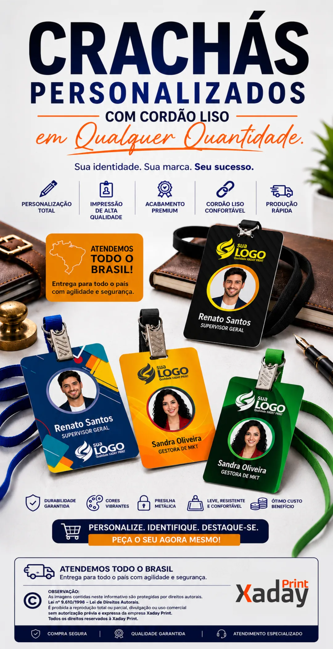 Onde que faz Crachás em Osasco?