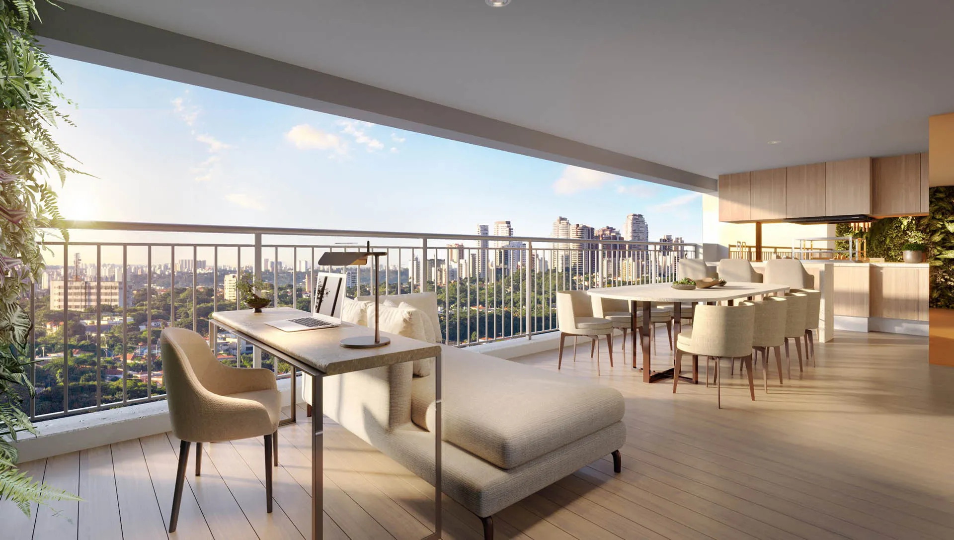 Varanda gourmet 127 m²