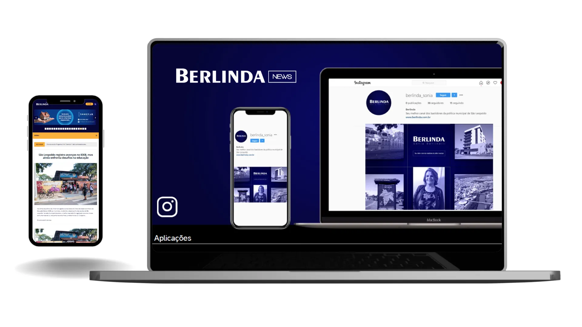 Aplicação visual Berlinda