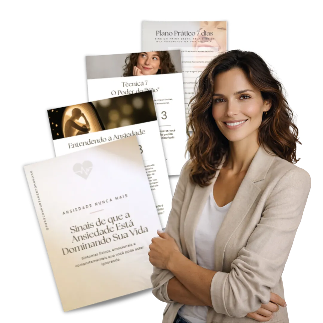 Capa do Ebook Ansiedade Nunca Mais - 7 Técnicas Validadas
