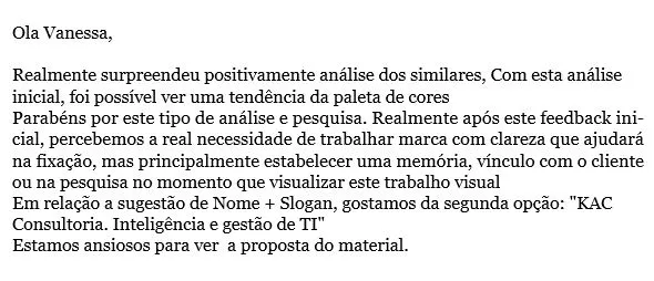 Depoimento KAC Consultoria
